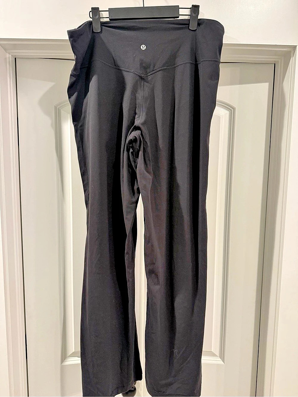 Lululemon Groove Super-High-Rise Flared Wide Leg Pant Black
